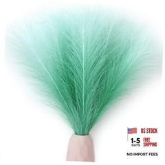 Mandy’s Silk Pampas Grass Bouquet 20 Stems 17.7in Fluffy Gradient Green