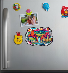 Colorado Springs Colorado Fridge Magnet or Laptop Sticker