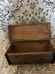 Vtg Unique Rustic Wooden Wall Mounted Mailbox -Wall Organizer 13in x 10in x 6in