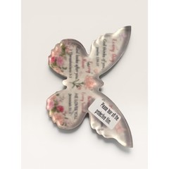 20pc Motivational Religious Acrylic Plaque Set Hearts Angels Butterfly Decor