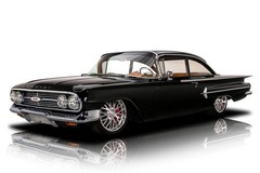 1960 Chevrolet Bel Air Black Vintage Classic Car Poster Premium Photo 4 Sizes