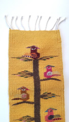 Tree of Life Birds Runner Wool Rug