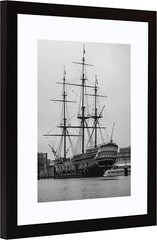 12×18 Picture Frame Set of 6, Display Pictures 11×17/12×18 with/without Mat