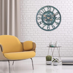 Outdoor Wall Clock Waterproof, 12 Inch Silent Non-Ticking Battery Operated outsi
