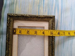 8×6 Bronze Style Standing Frame with glass front Holds 6×4 Photo