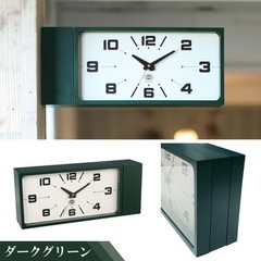 -PSL- DULTON Double Face Wall Clock Rectangle 3 Colors / H21-0362 / NEW JAPAN
