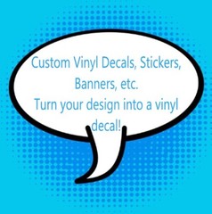 ~*~ CUSTOM ORDER Vinyl Decals Stickers «MESSAGE ME 1st to discuss» SIGNS