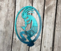 kokopelli metal art