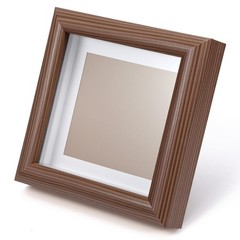 Small Shadow Box Frame Wooden 4×4 Picture Frame Square Solid Wood Small Shado…