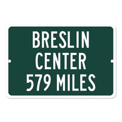 Breslin Center Custom Distance Sign Michigan State Spartans Basketball Fan Gift