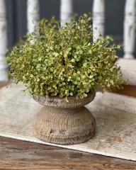 Faux Baby Grass Greenery Ball – Floral Filler Spring Everyday Decor – Realistic