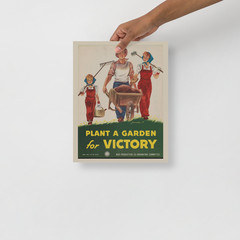 Victory Garden WWII Poster 1942 Americana Art