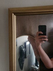 Vintage Gold Acrylic Framed Wall Mirror Accent Mirror • 22½»×18½»