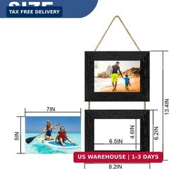 5×7 Picture Frames Collage Wall Decor, Wall Hanging Picture Frames Collage with
