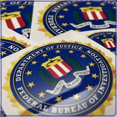FBI Seal Laminated Sticker Choose from 2″, 3″, 4″, 5″ or 6″ Sizes for Laptop