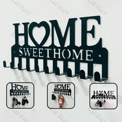 Key Holder for Wall, Key Hooks with 10 Hooks Wall Mounted Key Holder for Hallway