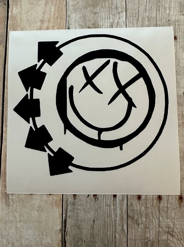 Blink 182 Smile Logo Premium Vinyl Decal