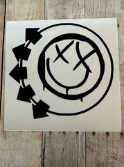 Blink 182 Smile Logo Premium Vinyl Decal