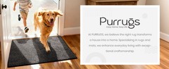 Easy Care Area Rug 4ft x 6ft, Non-Slip Machine Washable Entryway Rug, Dog Door
