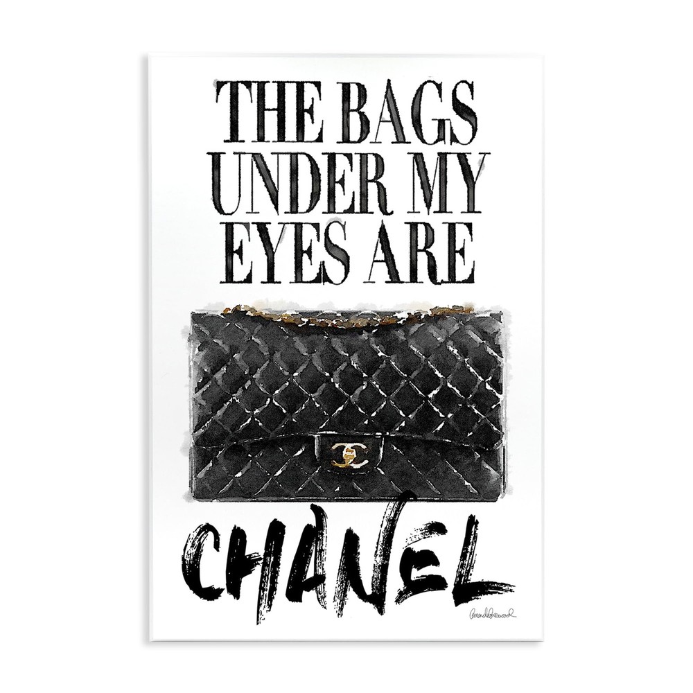 ‘Glam Bags Under My Eyes’, Wall Plaque Art, 10 x 15 Inches, Easy to Hang and …