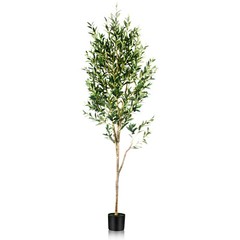 5/6/7Ft Artificial Olive Tree Realistic Faux Fake Plant For Home & Office Decor