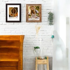 100% Solid Wood Picture Frames 8×12 with Glass 2 Pack – Rustic Natural Wooden…
