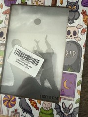 NeW Boo Ghosts Halloween Photo Picture Frame Easel Stand 10″ x 15″ fast shipping