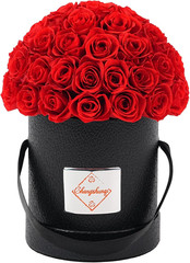 Flowers Roses Forever Gifts for Women – 49 Preserved Flowers Real Roses Birthday