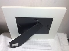 WHITE PHOTO FRAME New in Box 5” by 7” Vertical or Horizontal Wood Ganz TM