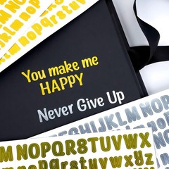 2500 PCS Mini Letter Stickers Small, Cursive Font 1/2 Half Inch (0.5 to 1 in)