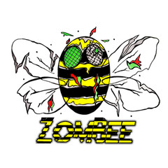 BEE ZOMBEE Sublimation Print Ready to Press, Heat Transfer PICK YOUR SIZE