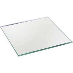 Plymor 3.5″ Square, 3mm Thick Non-Beveled Glass Mirror