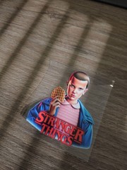 Eleven Waffle Stranger Things UV DTF Dcal Sticker Raised Waterproof USA