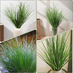 10 PCS Artificial Plants Onion Grass, Faux Shrubs Wheat Grass Greenery Stems Oni