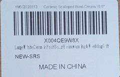 Accessoryway Large White Ceramic Footed Bowl-10.6″ Wide-NEW IN ORIG BOX