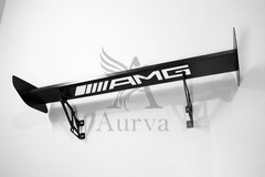 AMG Car Wall Shelf Car Spoiler Style Rear Wing Shelf – Automotive Home Decor