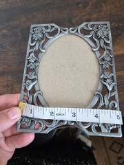 New Silver Metal Picture Frame 4×6 Ornate Old Fashioned Traditional Art Nouveau