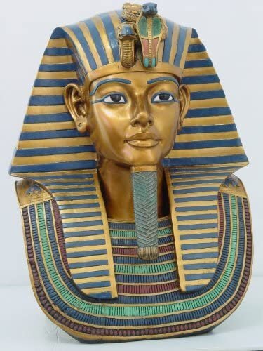 PTC 18.75 Inch Egyptian King TUT Head and Bust Resin Statue Figurine