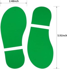 90 Decorative Footprint Stickers for Classroom and Festive Celebrations