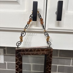 pier 1 imports Bamboo Picture Frames Connected By Beautiful Beads 3 Frames 3×3.