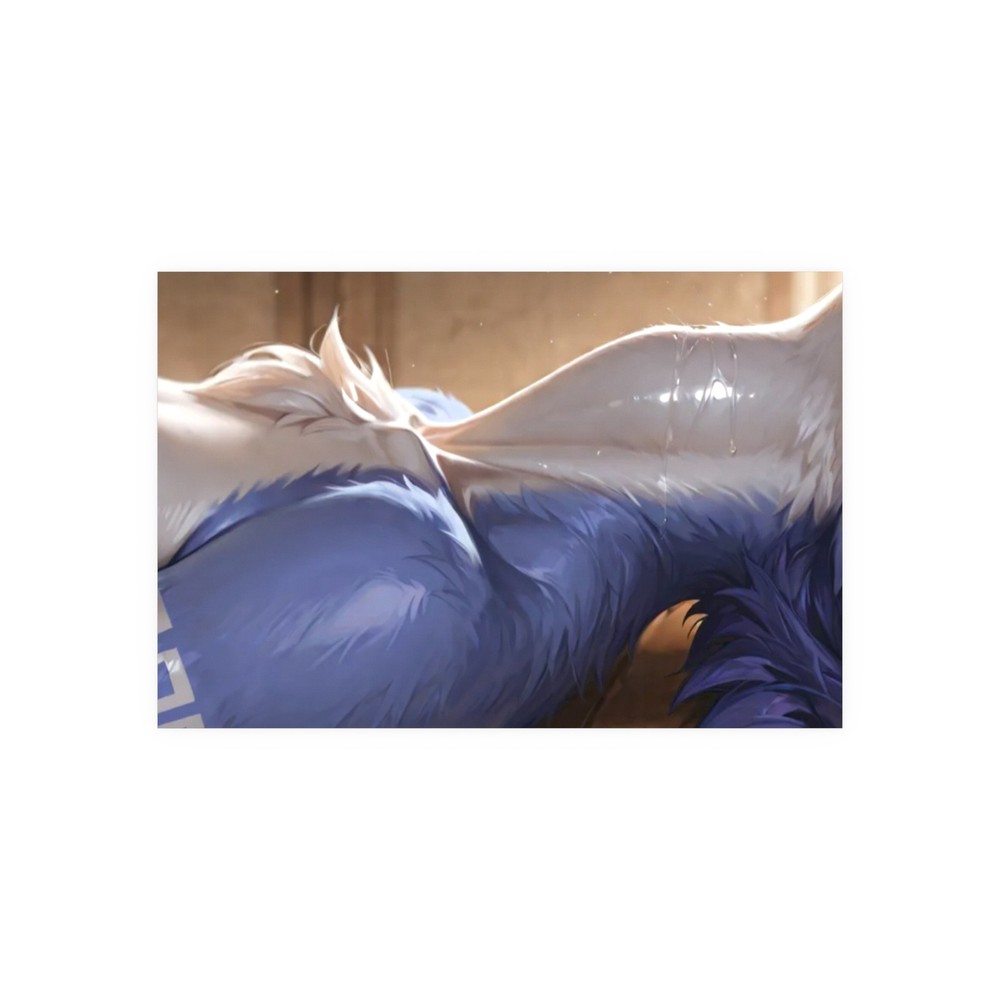 Sexy Fox Throat Artistic Satin and Archival Matte Posters