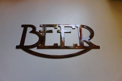 Beer Metal Art Sign w/ Beer Mugs Metal Art – Copper – Size Varies Per Piece