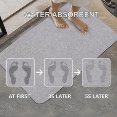 1/10 Inch Ultra Thin Indoor Door Mat, Long-Lasting & Maximum Non-Slip Rubber