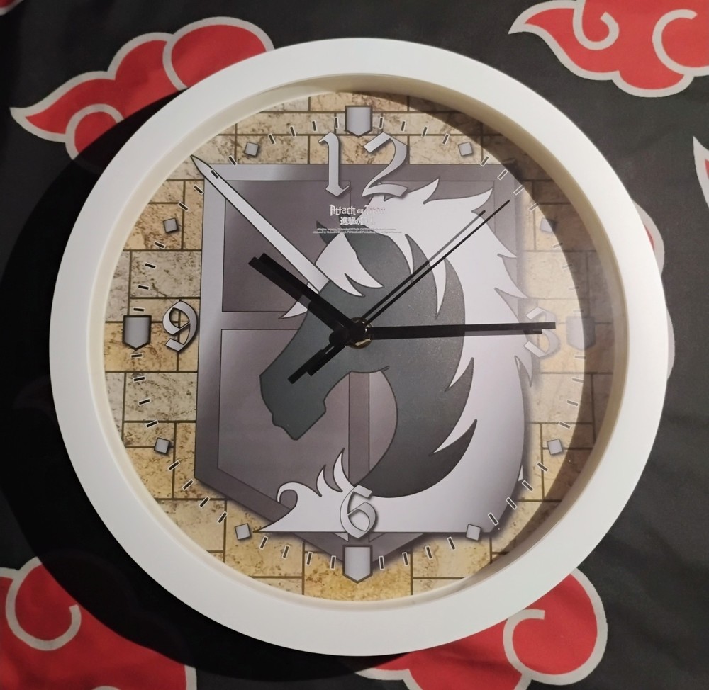 Attack On Titan Military Police Wall Clock New *See Pictures and Description*