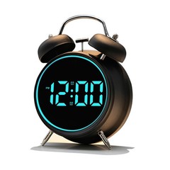 Extra Loud Alarm Clock for Heavy Sleepers Adults, Teens,Kids,Cute Retro Metal…