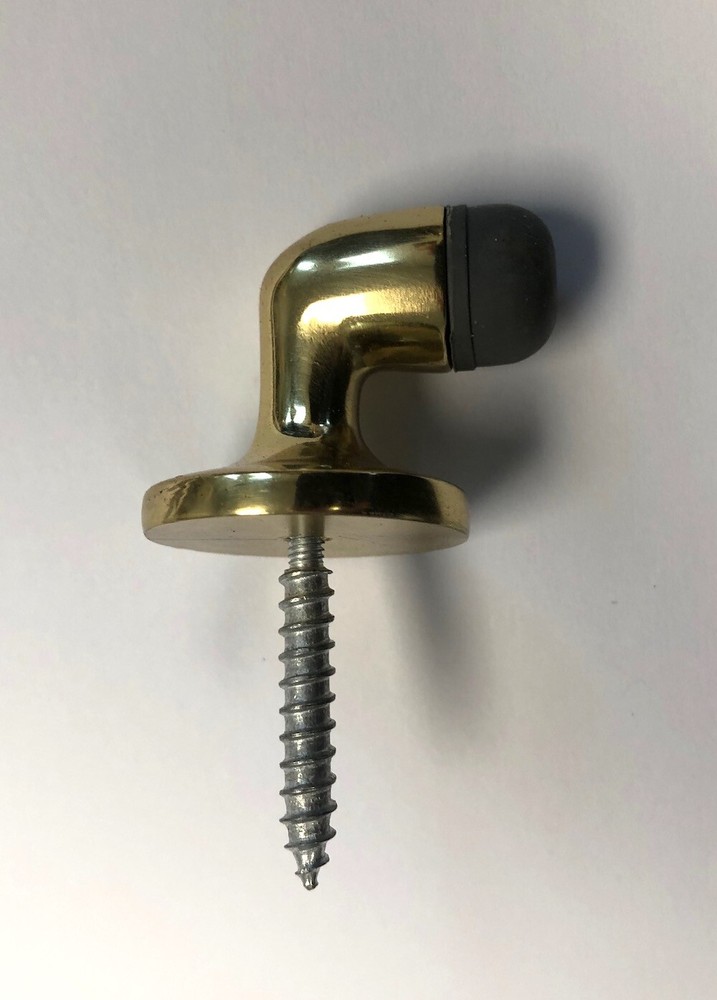 Brainerd B40550D-PL Solid Brass Floor Mount Door Stop