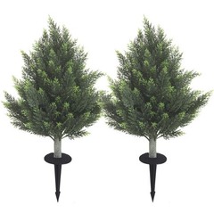 60cm Cypress Tree Stake,home decor,2 Pack,gift,Garden Doorway Decoration