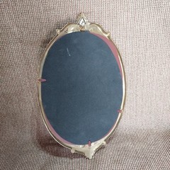 Vintage 1970s Brass Unicorn Mirror Wall Art Decor