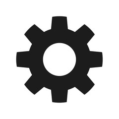 Gear Shape Vinyl Decal Shape Sticker