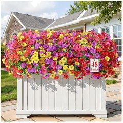 Artificial Daisy Greenery Outdoor Decor – 48 Pcs